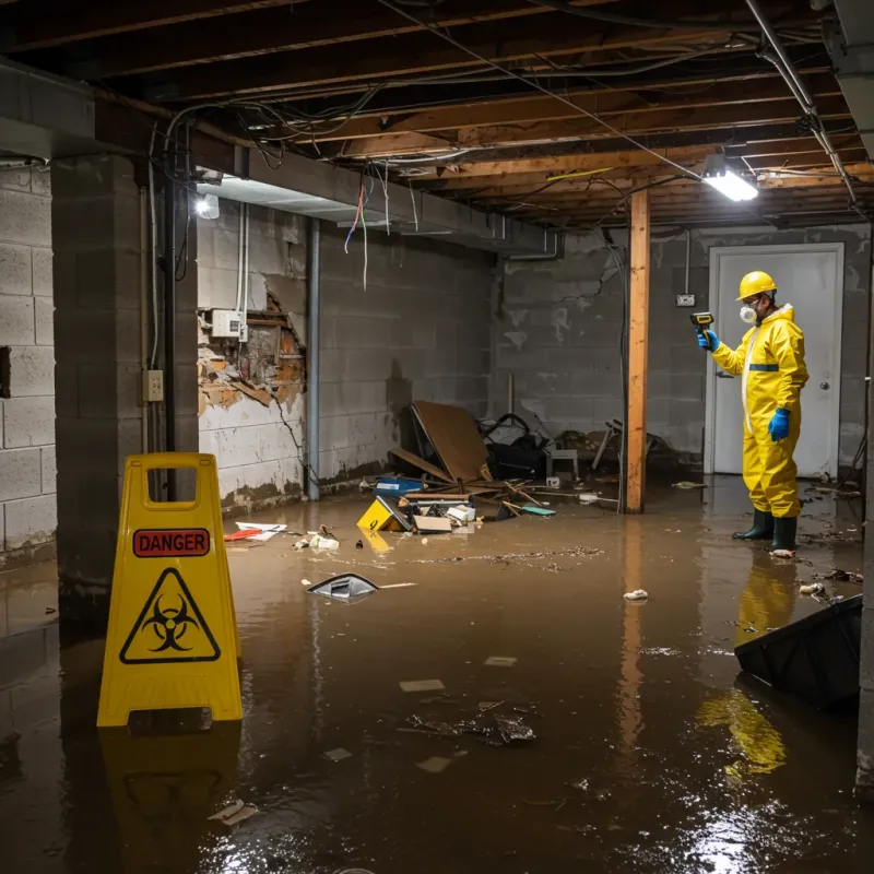 Flooded Basement Electrical Hazard in Alamosa, CO Property